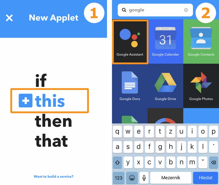 IFTTT Google assistant 1a2 small